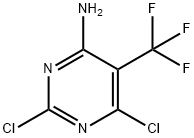 4-Pyrimidinamine, 2,6-dichloro-5-(trifluoromethyl)- Structure
