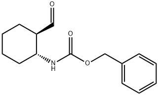 Carbamic acid, [(1R,2R)-2-formylcyclohexyl]-, phenylmethyl ester (9CI) Structure