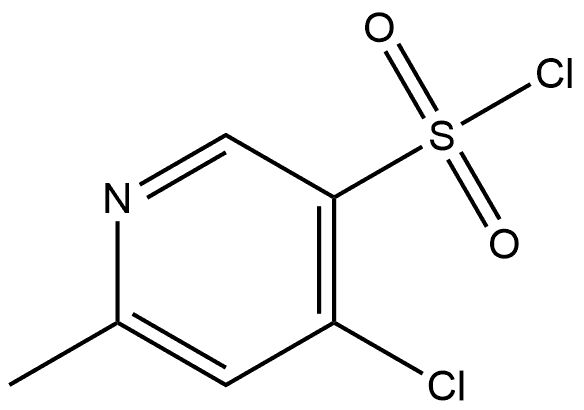 4-chloro-6-methylpyridine-3-sulfonyl chloride Structure