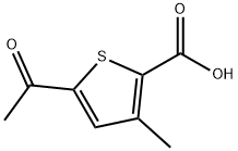 2-Thiophenecarboxylic acid, 5-acetyl-3-methyl- Structure