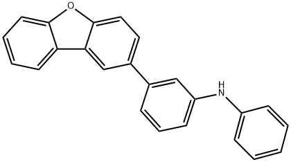 Benzenamine, 3-(2-dibenzofuranyl)-N-phenyl- Structure