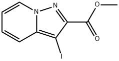 Methyl 3-iodopyrazolo[1,5-a]pyridine-2-carboxylate Structure