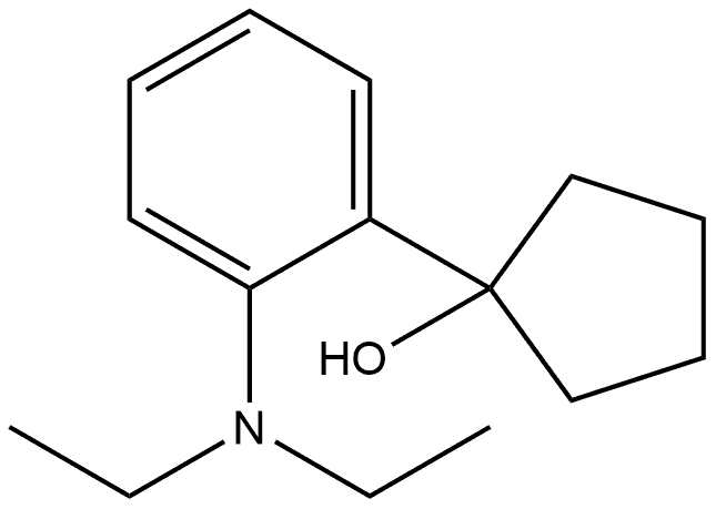 1-(2-(diethylamino)phenyl)cyclopentanol Structure