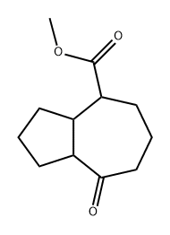 4-Azulenecarboxylic acid, decahydro-8-oxo-, methyl ester Structure