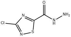 1,?2,?4-?Thiadiazole-?5-?carboxylic acid, 3-?chloro-?, hydrazide 구조식 이미지
