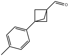 Bicyclo[1.1.1]pentane-1-carboxaldehyde, 3-(4-methylphenyl)- Structure