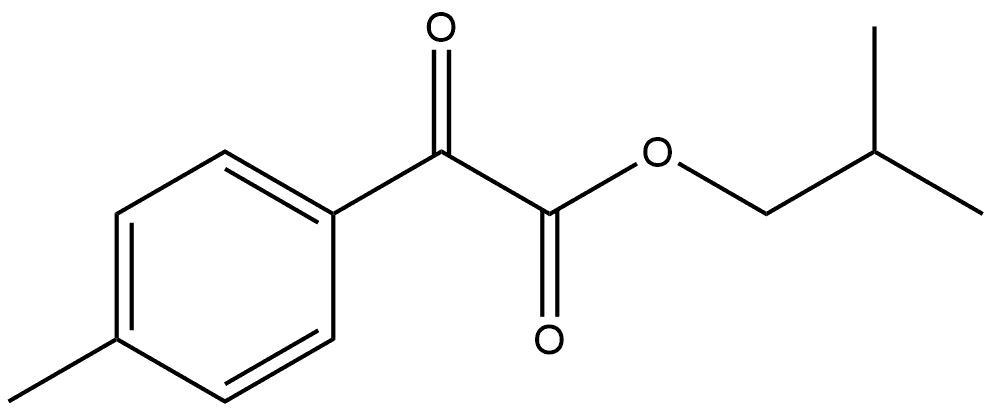 2-Methylpropyl 4-methyl-α-oxobenzeneacetate Structure