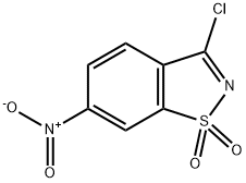 3-chloro-6-nitro-1lambda6,2-benzothiazole-1,1-dione 구조식 이미지