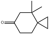 Spiro[2.5]octan-6-one, 4,4-dimethyl- 구조식 이미지