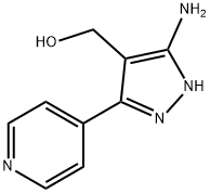 1H-Pyrazole-4-methanol, 5-amino-3-(4-pyridinyl)- Structure