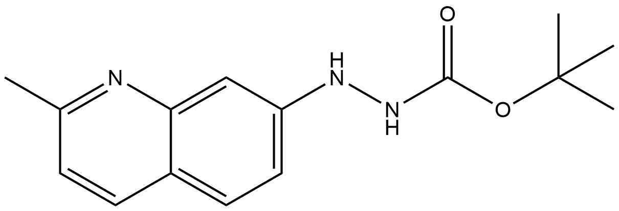 1,1-Dimethylethyl 2-(2-methyl-7-quinolinyl)hydrazinecarboxylate Structure