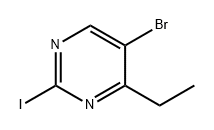 Pyrimidine, 5-bromo-4-ethyl-2-iodo- 구조식 이미지