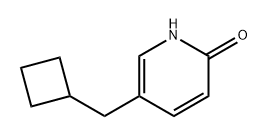 2(1H)-Pyridinone, 5-(cyclobutylmethyl)- Structure