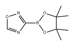 1,2,4-Oxadiazole, 3-(4,4,5,5-tetramethyl-1,3,2-dioxaborolan-2-yl)- Structure