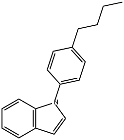 1H-Indole, 1-(4-butylphenyl)- Structure