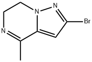 Pyrazolo[1,5-a]pyrazine, 2-bromo-6,7-dihydro-4-methyl- Structure