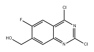 7-Quinazolinemethanol, 2,4-dichloro-6-fluoro- 구조식 이미지