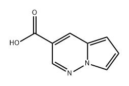 Pyrrolo[1,2-b]pyridazine-3-carboxylic acid 구조식 이미지