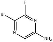 2-Pyrazinamine, 5-bromo-6-fluoro- 구조식 이미지