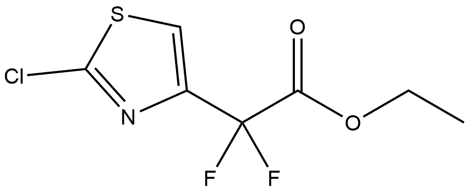 Ethyl 2-chloro-α,α-difluoro-4-thiazoleacetate 구조식 이미지