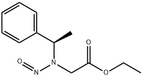 Acetic acid, 2-[nitroso[(1R)-1-phenylethyl]amino]-, ethyl ester Structure