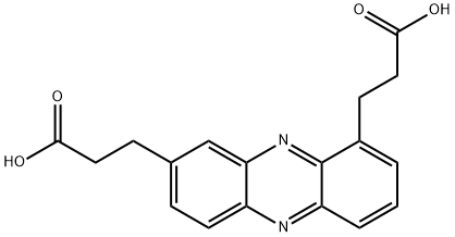 1,8-Phenazinedipropanoic acid Structure