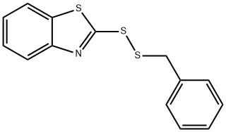 Benzothiazole, 2-[(phenylmethyl)dithio]- Structure