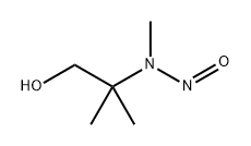 1-Propanol, 2-methyl-2-(methylnitrosoamino)- Structure