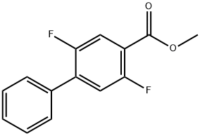 [1,1'-Biphenyl]-4-carboxylic acid, 2,5-difluoro-, methyl ester Structure