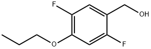 Benzenemethanol, 2,5-difluoro-4-propoxy- Structure