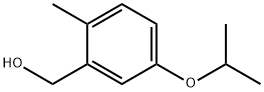 Benzenemethanol, 2-methyl-5-(1-methylethoxy)- Structure