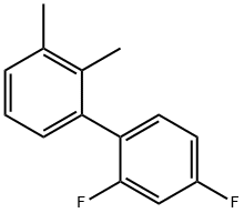 1,1'-Biphenyl, 2',4'-difluoro-2,3-dimethyl- Structure