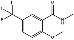 Benzamide, 2-methoxy-N-methyl-5-(trifluoromethyl)- Structure