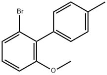 1,1'-Biphenyl, 2-bromo-6-methoxy-4'-methyl- Structure