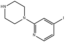 Piperazine, 1-(4-iodo-2-pyridinyl)- Structure