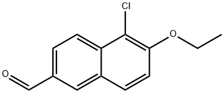 2-Naphthalenecarboxaldehyde, 5-chloro-6-ethoxy- Structure