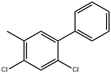 1,1'-Biphenyl, 2,4-dichloro-5-methyl- Structure