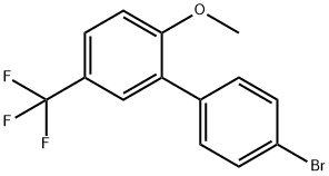 1,1'-Biphenyl, 4'-bromo-2-methoxy-5-(trifluoromethyl)- Structure