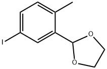 1,3-Dioxolane, 2-(5-iodo-2-methylphenyl)- Structure