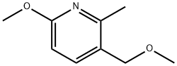 Pyridine, 6-methoxy-3-(methoxymethyl)-2-methyl- Structure