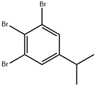 Benzene, 1,2,3-tribromo-5-(1-methylethyl)- Structure