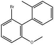 1,1'-Biphenyl, 2-bromo-6-methoxy-2'-methyl- Structure