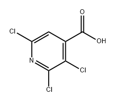 4-Pyridinecarboxylic acid, 2,3,6-trichloro- 구조식 이미지