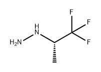 (1S)-2,2,2-tri-fluoro-1-methyl-ethyl]hydrazine Structure