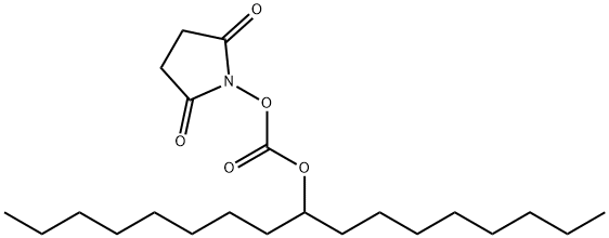 Carbonic acid, 2,5-dioxo-1-pyrrolidinyl 1-octylnonyl ester Structure