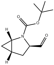 1,1-Dimethylethyl (1S,3R,5S)-3-formyl-2-azabicyclo[3.1.0]hexane-2-carboxylate Structure