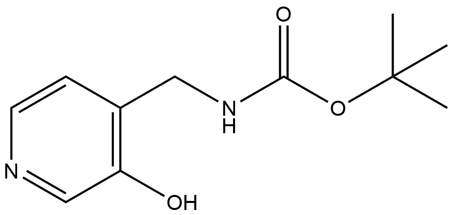 tert-Butyl ((3-hydroxypyridin-4-yl)methyl)carbamate 구조식 이미지