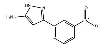 1H-Pyrazol-5-amine, 3-(3-nitrophenyl)- Structure