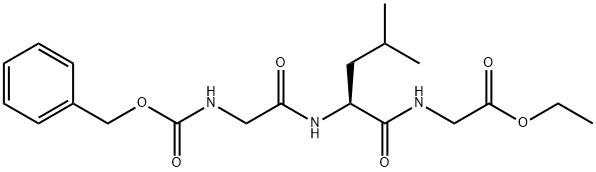 Glycine, N-[N-[N-[(phenylmethoxy)carbonyl]glycyl]-L-leucyl]-, ethyl ester (9CI) 구조식 이미지