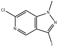 6-Chloro-3-iodo-1-methyl-1H-pyrazolo[4,3-c]pyridine 구조식 이미지